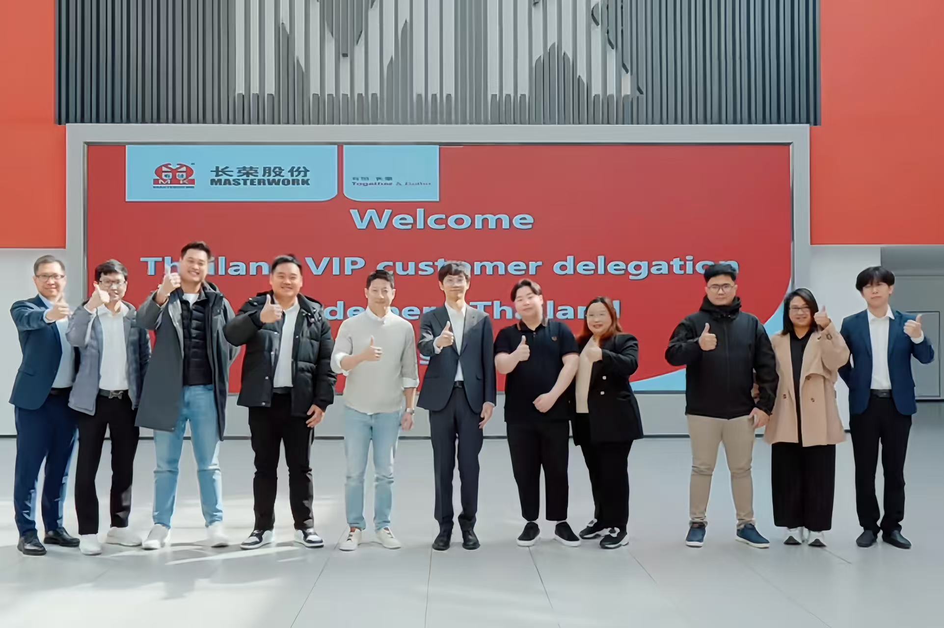 海德堡泰國(guó)客戶團(tuán)打卡長(zhǎng)榮集團(tuán)，擴(kuò)大“國(guó)際朋友圈”